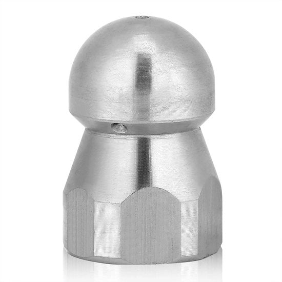 Lavastazione a alta pressione - Bocchetta di scarico - Getto di scarico - Nozzle pulitore - Resistente ai graffi - Acciaio inossidabile - Efficace nell'uso dell'energia - Bocchetta di spruzzo