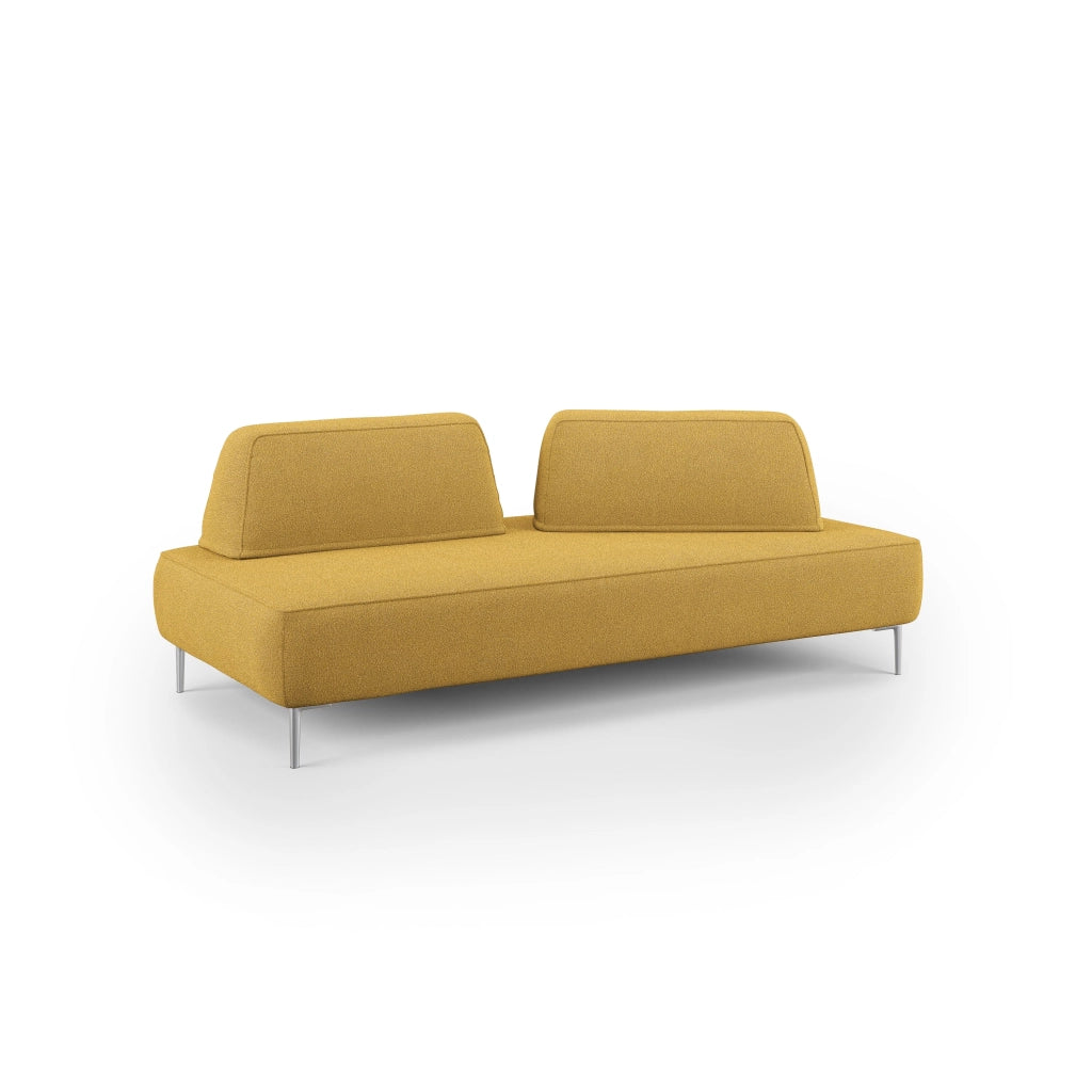 Newton Divano modulare con schienali movibili T07 167 cm giallo