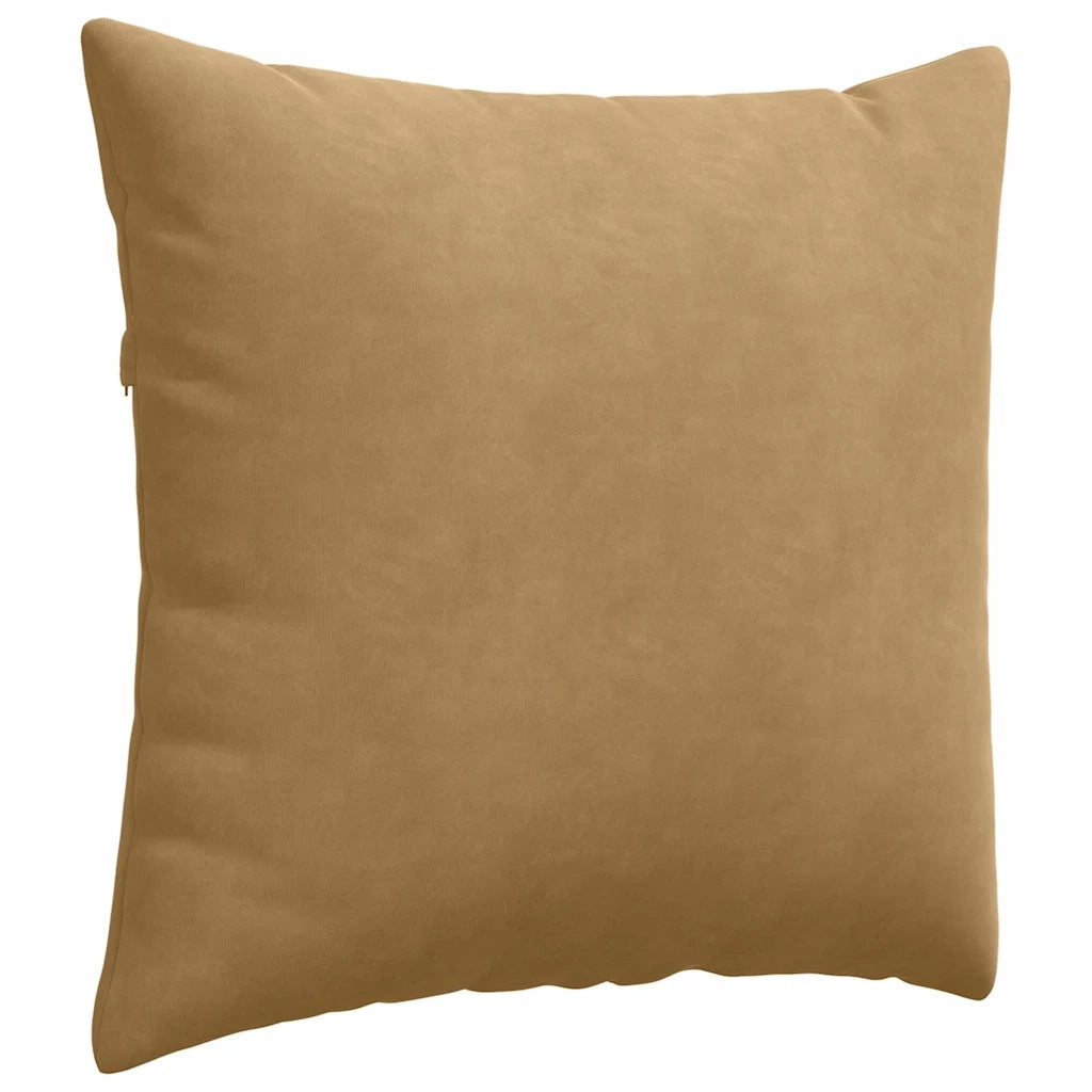 Cuscini da Divano 2 pz-Set di 2 Cuscini per Sofa Marrone 50 x 50 cm Tessuto in Cords