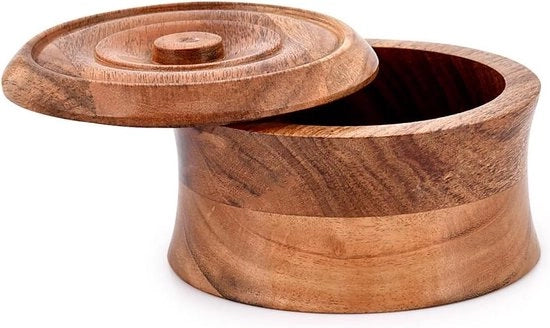 Cassa per gioielli e souvenir in legno di acacia - Organizzatore per oggetti di valore - 127 cm x 127 cm x 762 cm