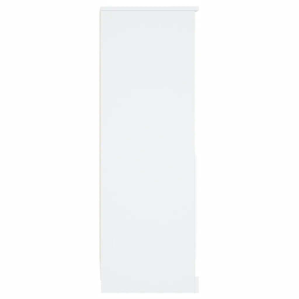Credenza | Madia | Buffet da pranzo | Armadio da pranzo Bianca 36x35,5x103,5 cm in Legno Multistrato
