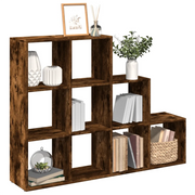 vidaXL Libreria 3 Ripiani Rovere Fumo 137,5x29x103,5 cm Truciolato