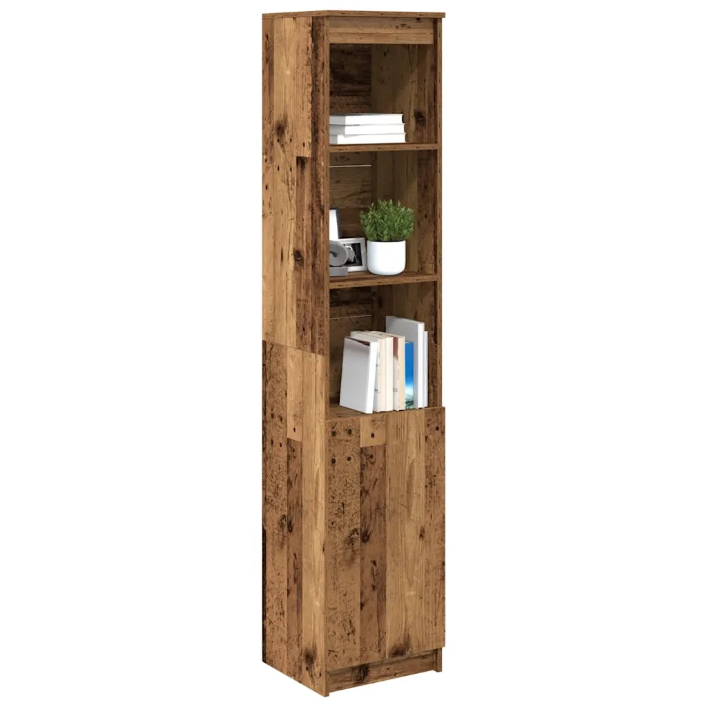 Credenza Legno Antico 37,5x35x180 cm in Truciolato