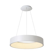 Trade Shop - Lampada Led 30 W Cct Pendente Cerchio Lampadario Moderno Luce Diffusa 230v 40 Cm - Bianco