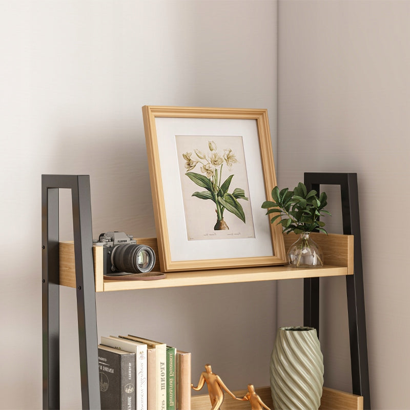 Scaffale a scala per libri da ufficio soggiorno loft