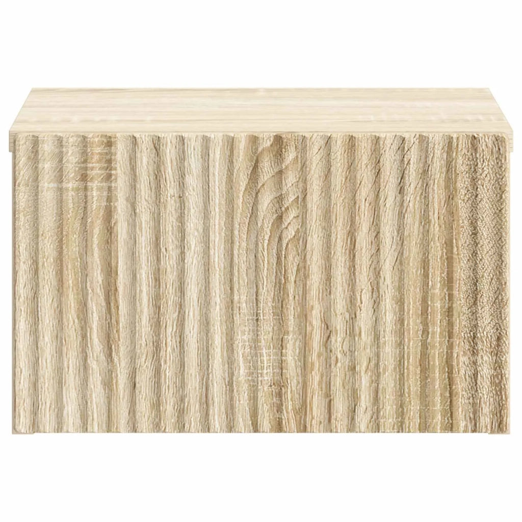 Mobiletto da notte a muro Rovere Sonoma 33 x 34,5 x 20 cm 898429