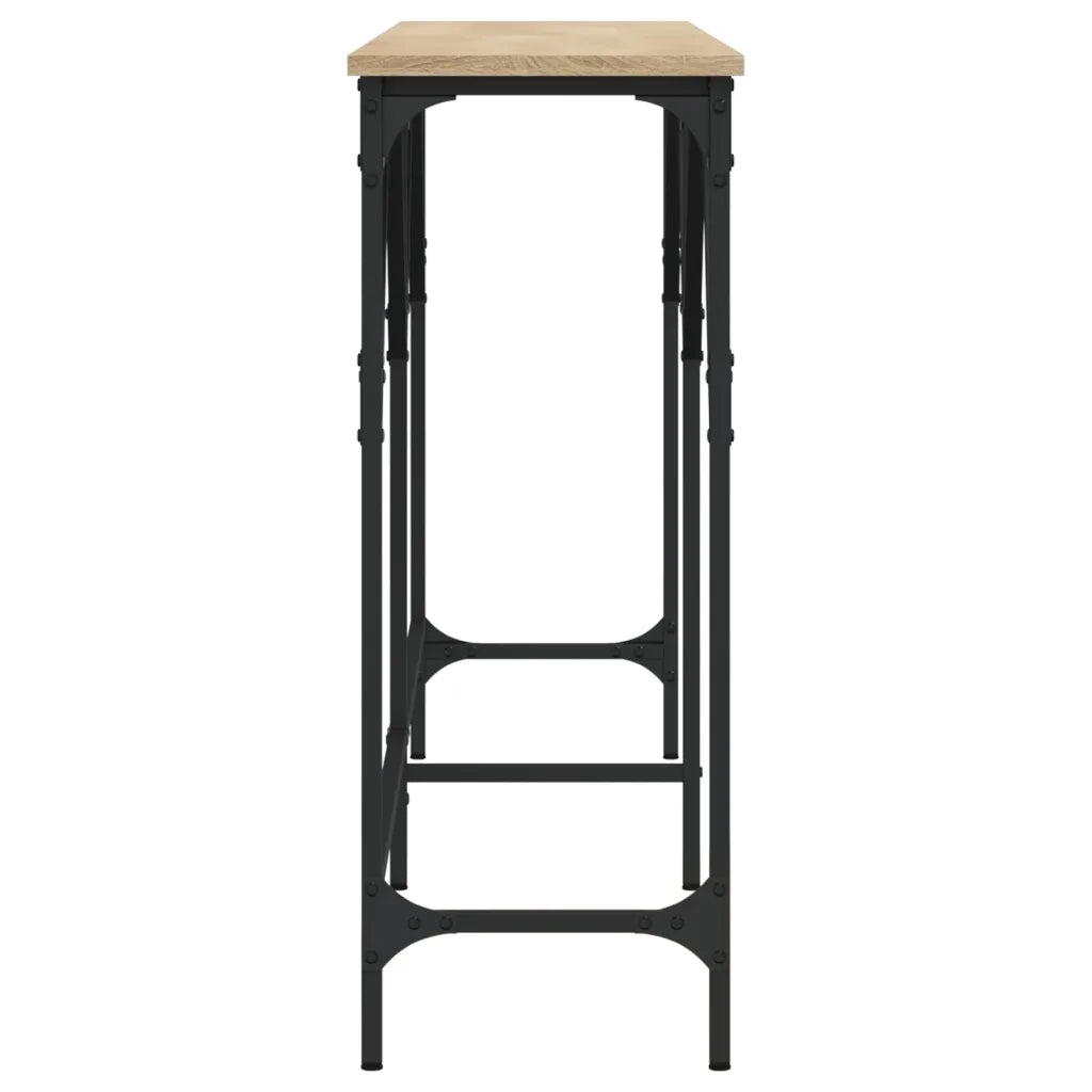 vidaXL Tavolo Consolle Rovere Sonoma 180x29x75 cm in Legno Multistrato