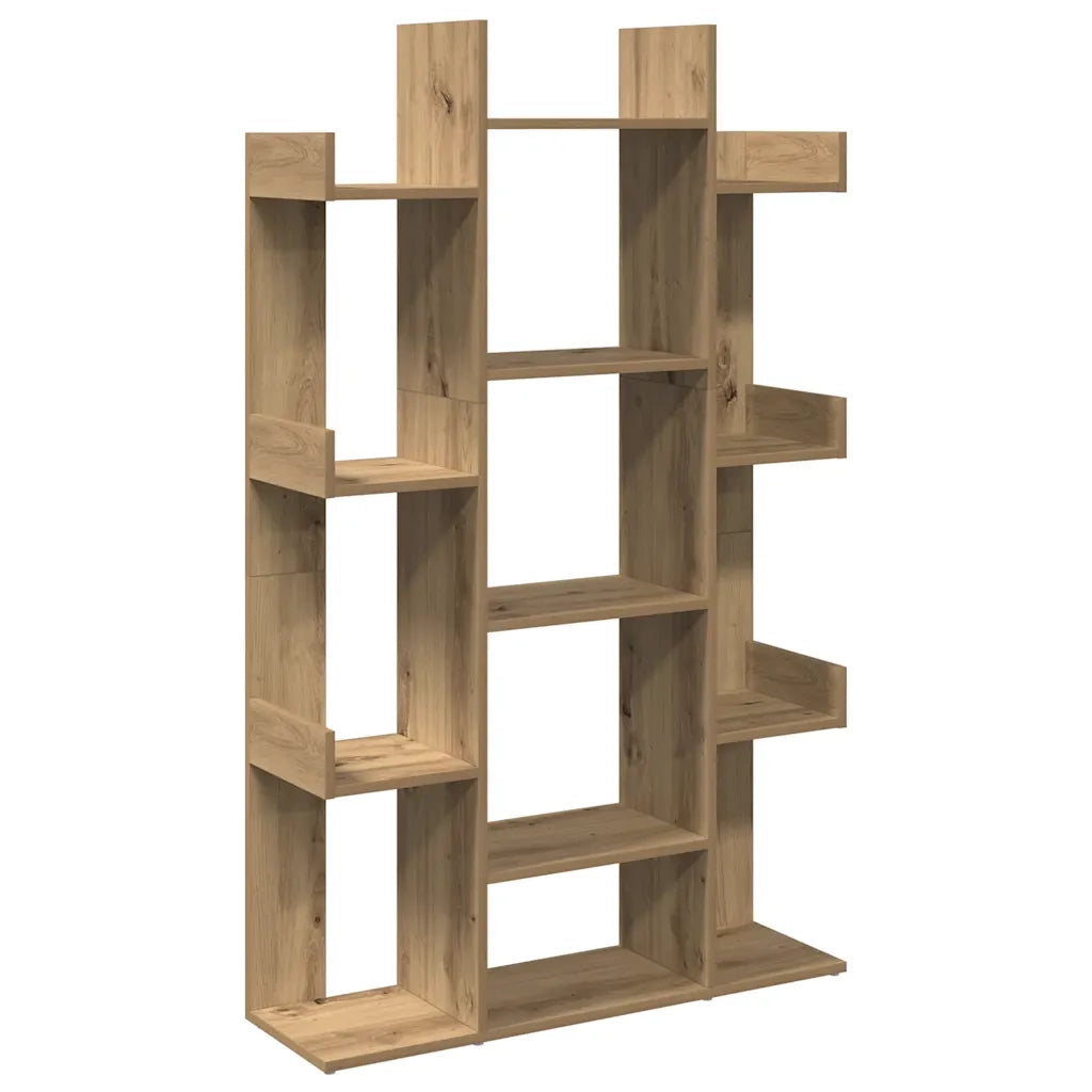 Libreria Rovere Artigianale 86x25,5x140 cm Legno Multistrato 856693