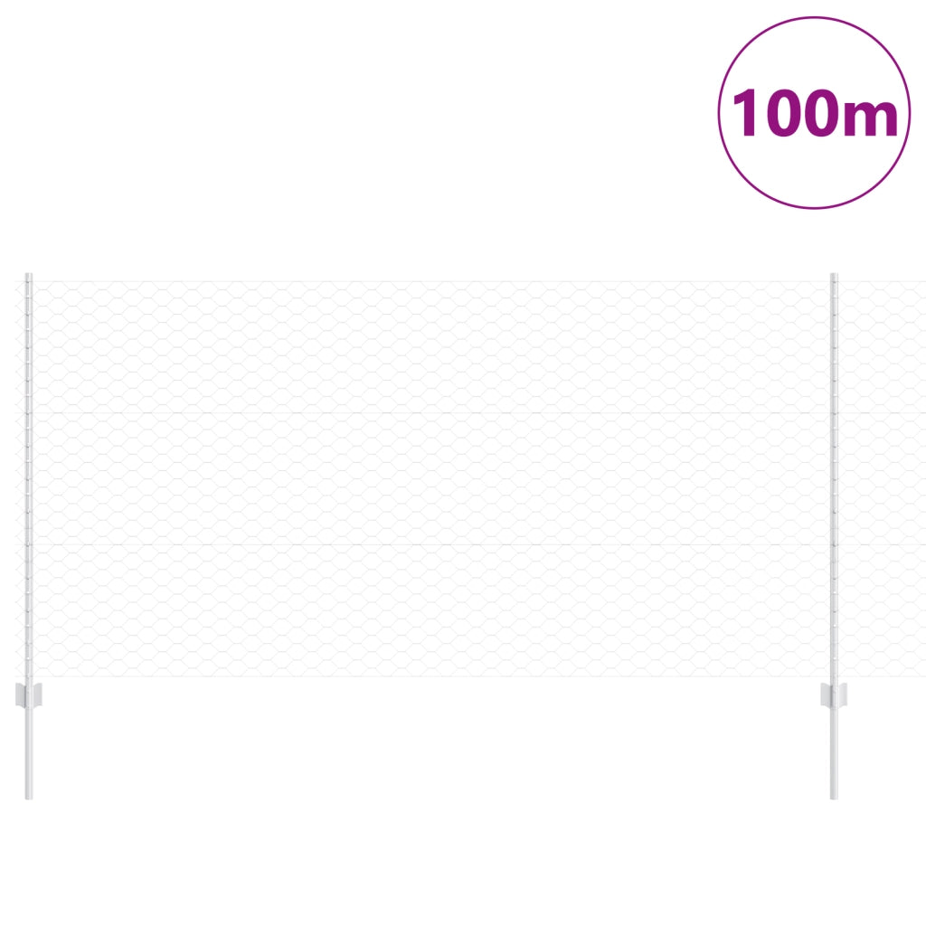 Post di recinzione  22 pz U-Channel 120 cm Acciaio zincato