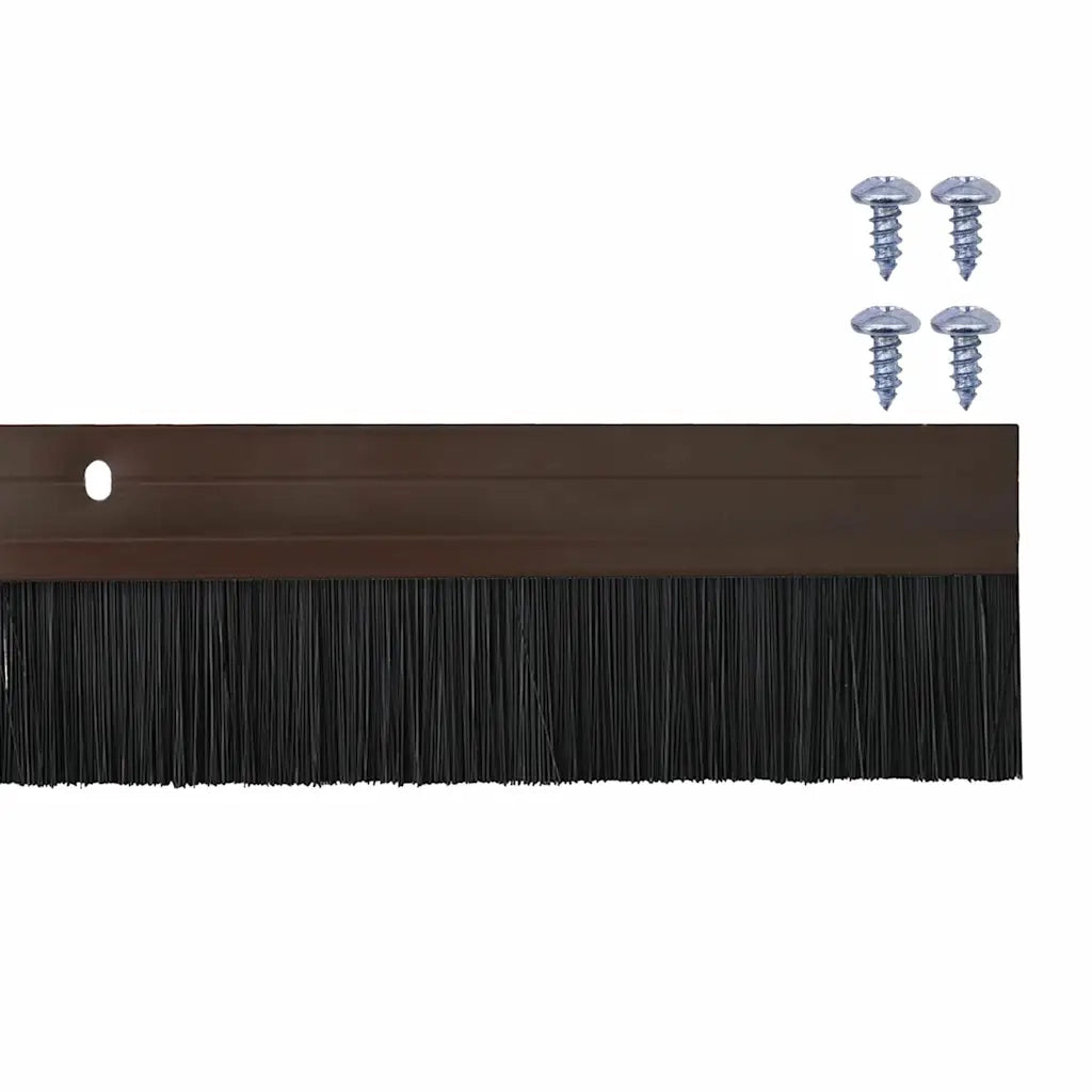 Spazzole per porte a vite 2 pz Marrone 100 cm CFW1169589