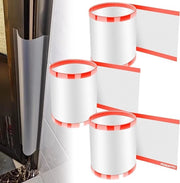 Set di protezione per maniglie porte - Set di 3 - Translucido - 17 x 140 cm - Sicurezza per bambini - Scuola materna - Camera da letto