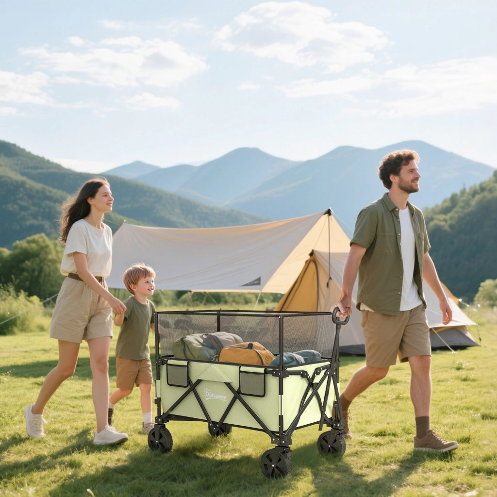 Carrello Pieghevole ¨C Zephmum ¨C Verde, 180 L, 120 kg