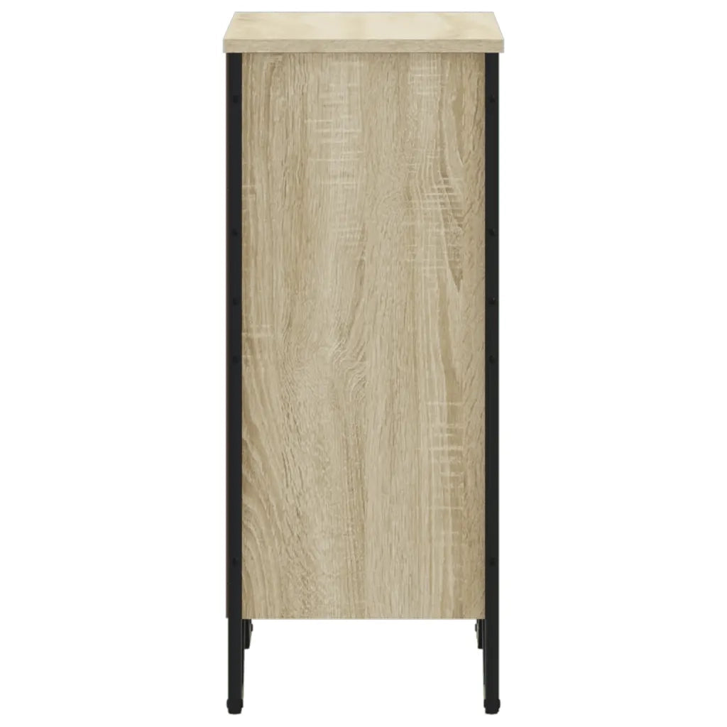 Libreria-Scaffale per Libri-Mobile di Stoccaggio Rovere Sonoma 50x31x74,5 cm in Legno Multistrato