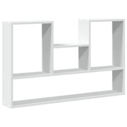 Mensola da Parete | Mensola sospesa bianca 99x15x60 cm in legno ingegnerizzato