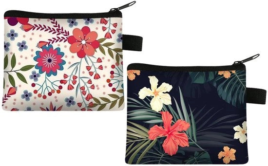 Borsa Portafoglio Mini - Borsa con Cerniera - Contenitore per Monete - Stile Elegante e Moderno - Adatta per Cambio - Progettazione Compatta - Borsa per Cosmetici