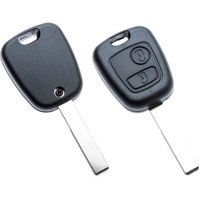 GUSCIO PER CHIAVE AUTO CITROEN/FIAT/PEUGEOT 'HU83RS2' 2 Bottoni