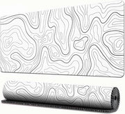 Tappeto di gioco XL - Design minimalista - Antiscivolo - Bianco - Dimensioni grandi