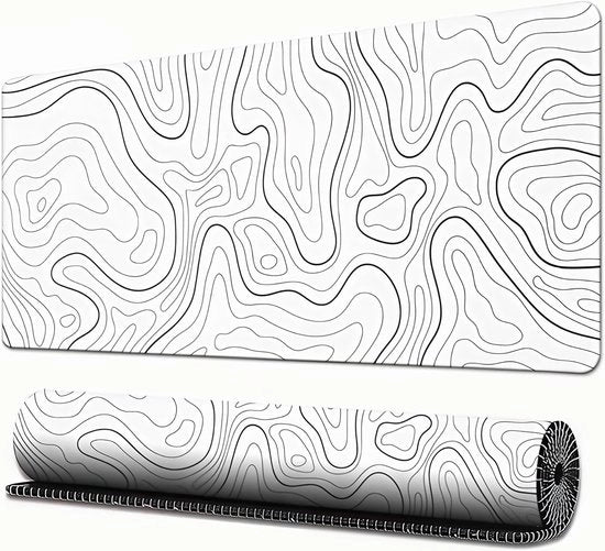 Tappeto di gioco XL - Design minimalista - Antiscivolo - Bianco - Dimensioni grandi