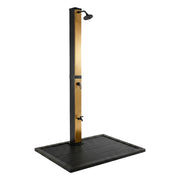 Doccia solare da giardino da 40L con pedana - Surya Gold & Dasar