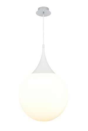 Lampada pendente Pendant in Metallo Dewdrop Bianco