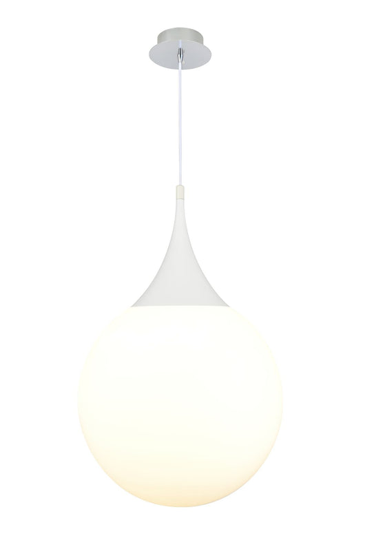 Lampada pendente Pendant in Metallo Dewdrop Bianco