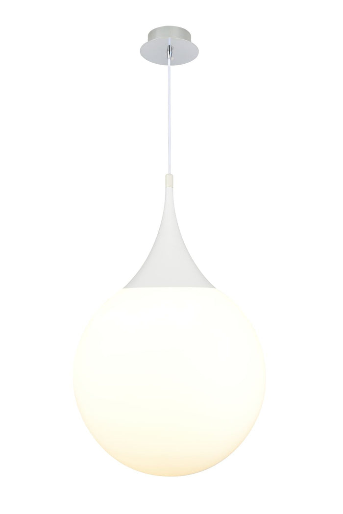 Lampada pendente Pendant in Metallo Dewdrop Bianco
