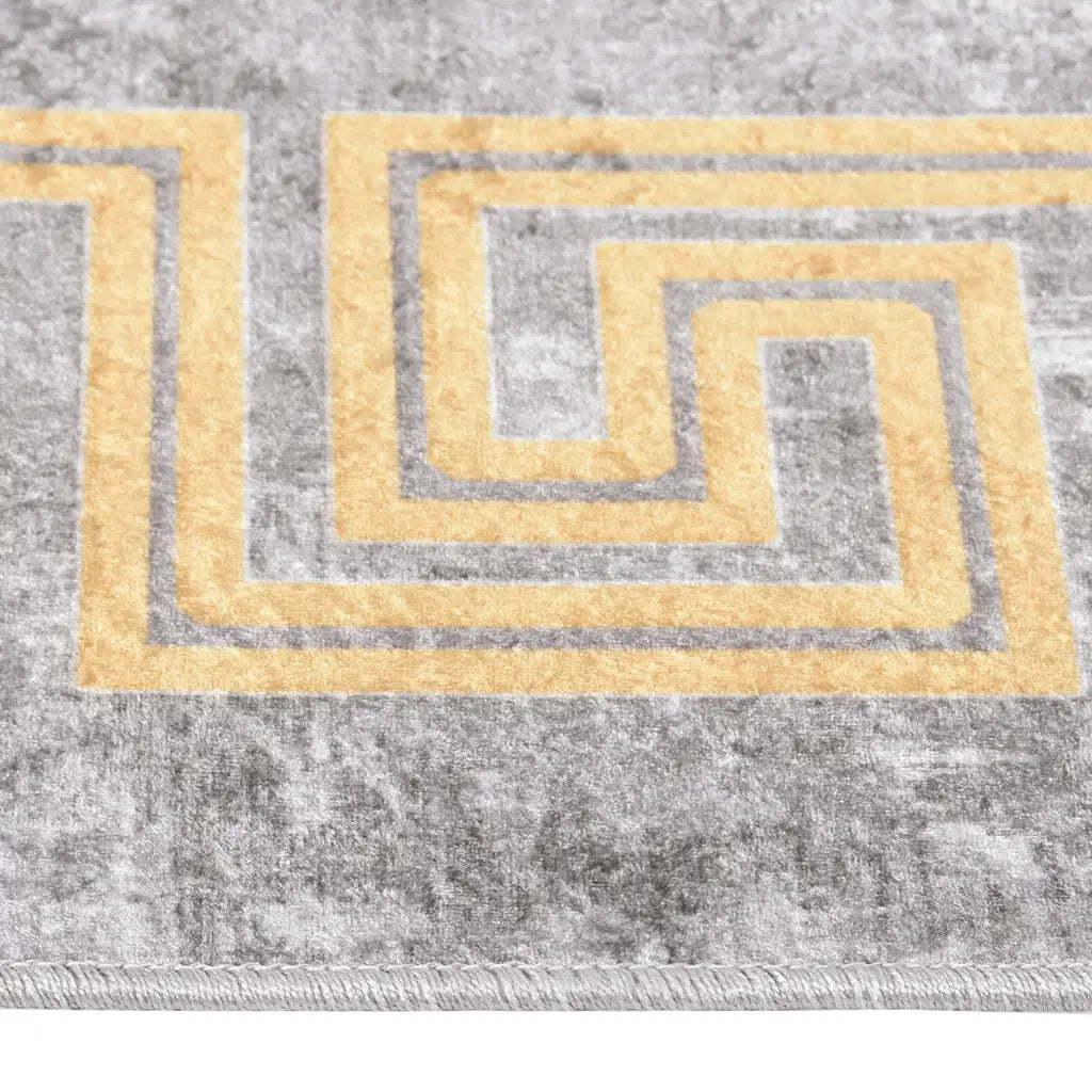 Tappeto Lavabile 80x300 cm Grigio Antiscivolo cod mxl 60942