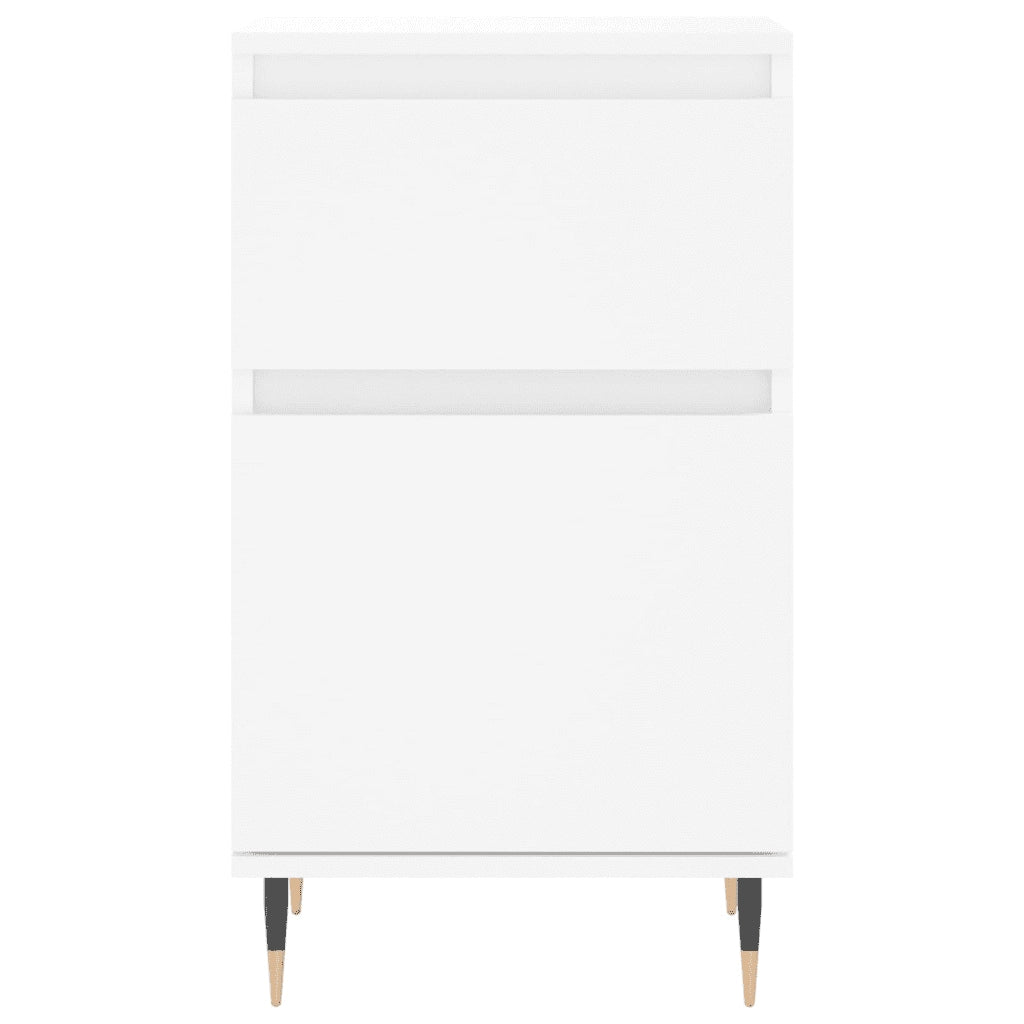 Credenza-Buffet-Armadio da cucina Bianca 40x35x70 cm in Legno Multistrato 307392