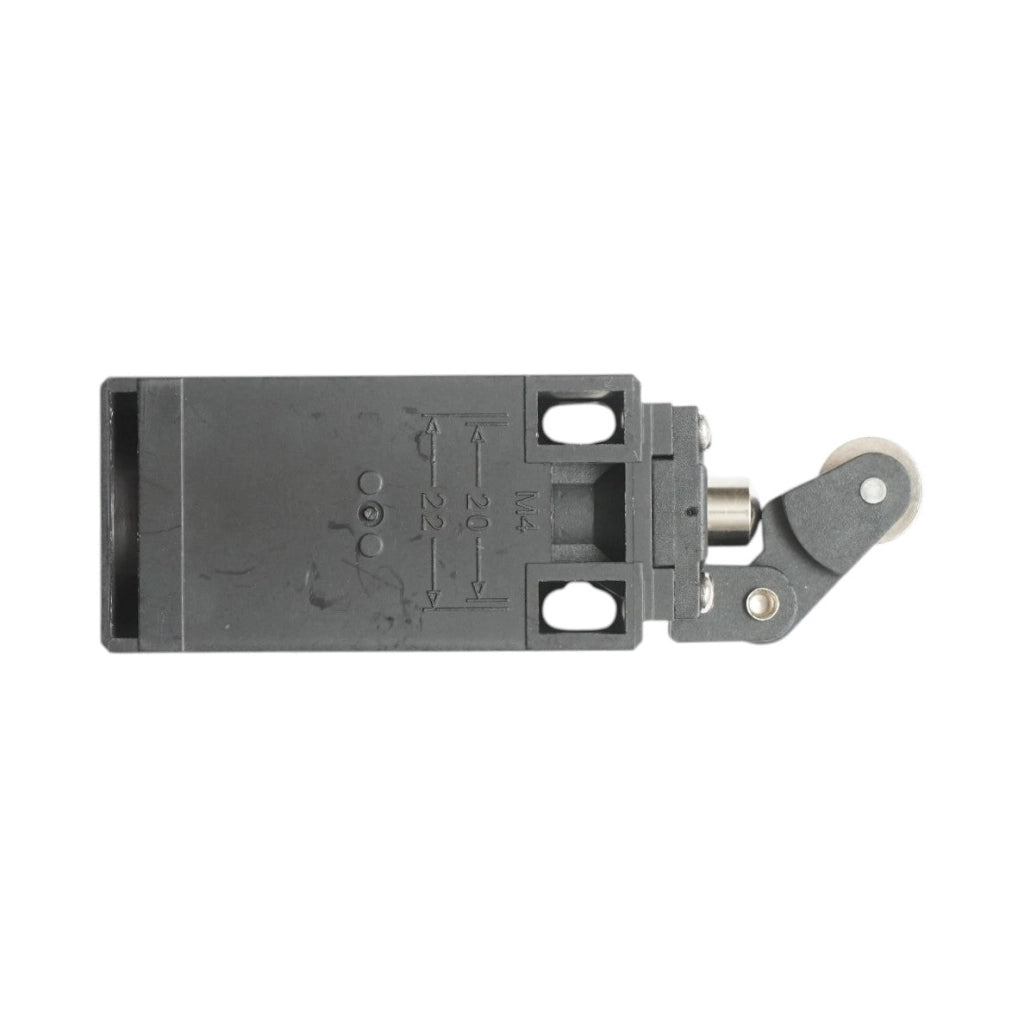 Finecorsa con attuatore a pistone, rullo orizzontale e braccio corto 250V/380V, 10A IP65 Breckner Germany