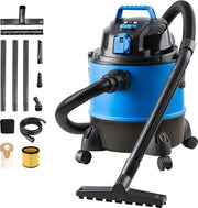Aspiratore di costruzione Senza Sacchetto - Tuttoaspiratore con accessori - Aspiratore d'acqua con serbatoio da 20 litri - Aspiratore - Con filtro d'acqua e funzione di aspirazione - 1250 Watt - Per la pulizia interna ed esterna