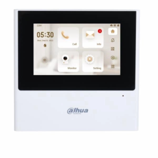 Dahua technology vth2611l-wp sistema per video-citofono 10,9 cm (4.3") nero, bianco
