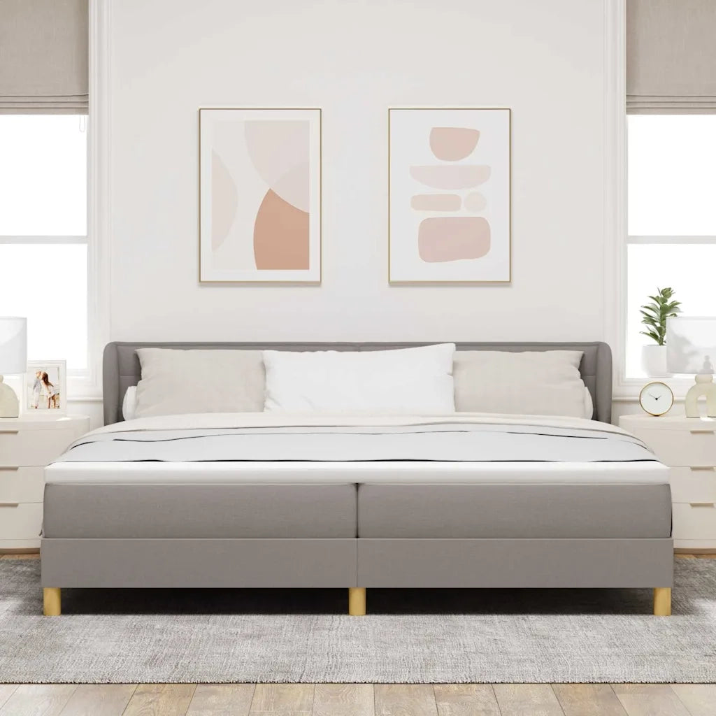Letto a molle con materasso Talpa 200 x 200 cm Tessuto 3340175