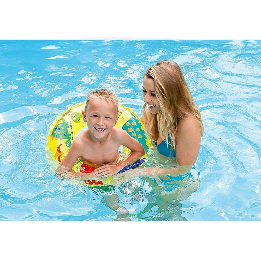 Trade Shop - Salvagente Gonfiabile Fondo Marino 61 Cm Bambini 6-10 Anni Varie Fantasie 59242 -
