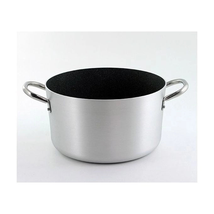 Ballarini BLL670B32 Granite Casseruola Media con 2 Manici Alluminio Grigio 32 cm colore Grigio
