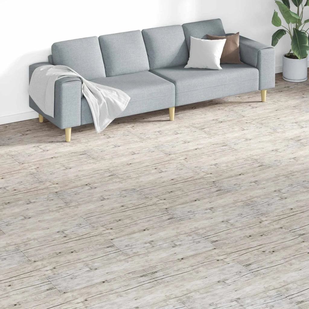 Tavole per Pavimenti 18 pcs Grigio 5,26 m² PVC 42046247