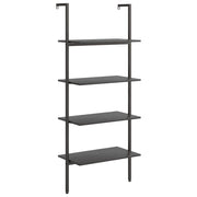 Scaffale Pendente a 4 Livelli Nero 64x35x152,5 cm CFW1430012