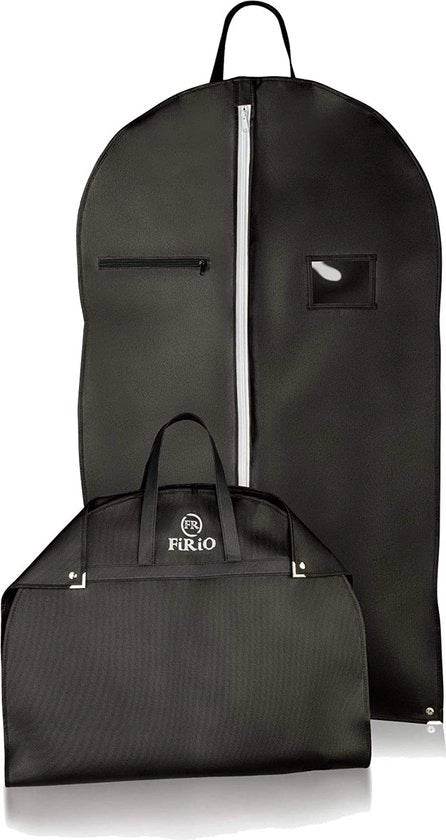 1 x zaino con cinturino da portare [molto buono] - Cappotti premium con chiusura a zip per camicia e abito - Borsa da abito respirante per viaggi e archiviazione