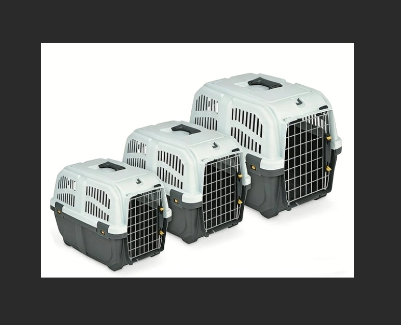 Trasportino per Cani e Gatti ¨C zephmum ¨C Grigio 60x40x40