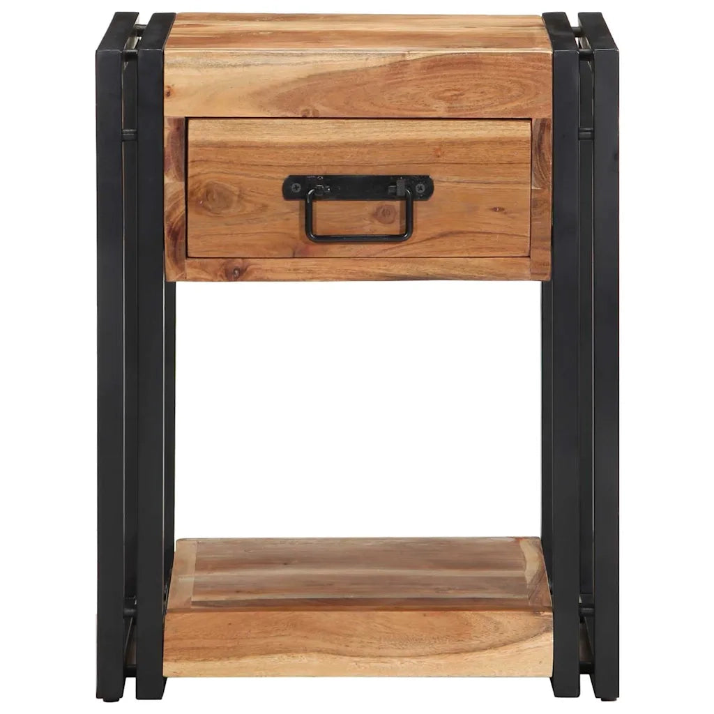 Armadio da Notte 2 pcs 40 x 35 x 50 cm Legno di Acacia Massello 4016693