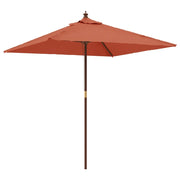 Ombrello | Parasolne Giardino con Palo in Legno Terracotta 198x198x231 cm