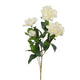 Set 3 Rami Artificiali di Gardenia Altezza 70 cm Bianco