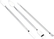 Set di spudger a doppia punta metallica a 3 pezzi - strumento di apertura per riparazioni di schermo LCD di smartphone e tablet