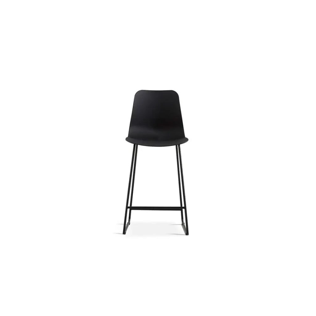 Sedia da bancone ''Mario'' PP Nero, dimensioni: H100,5 x L51 x P44cm