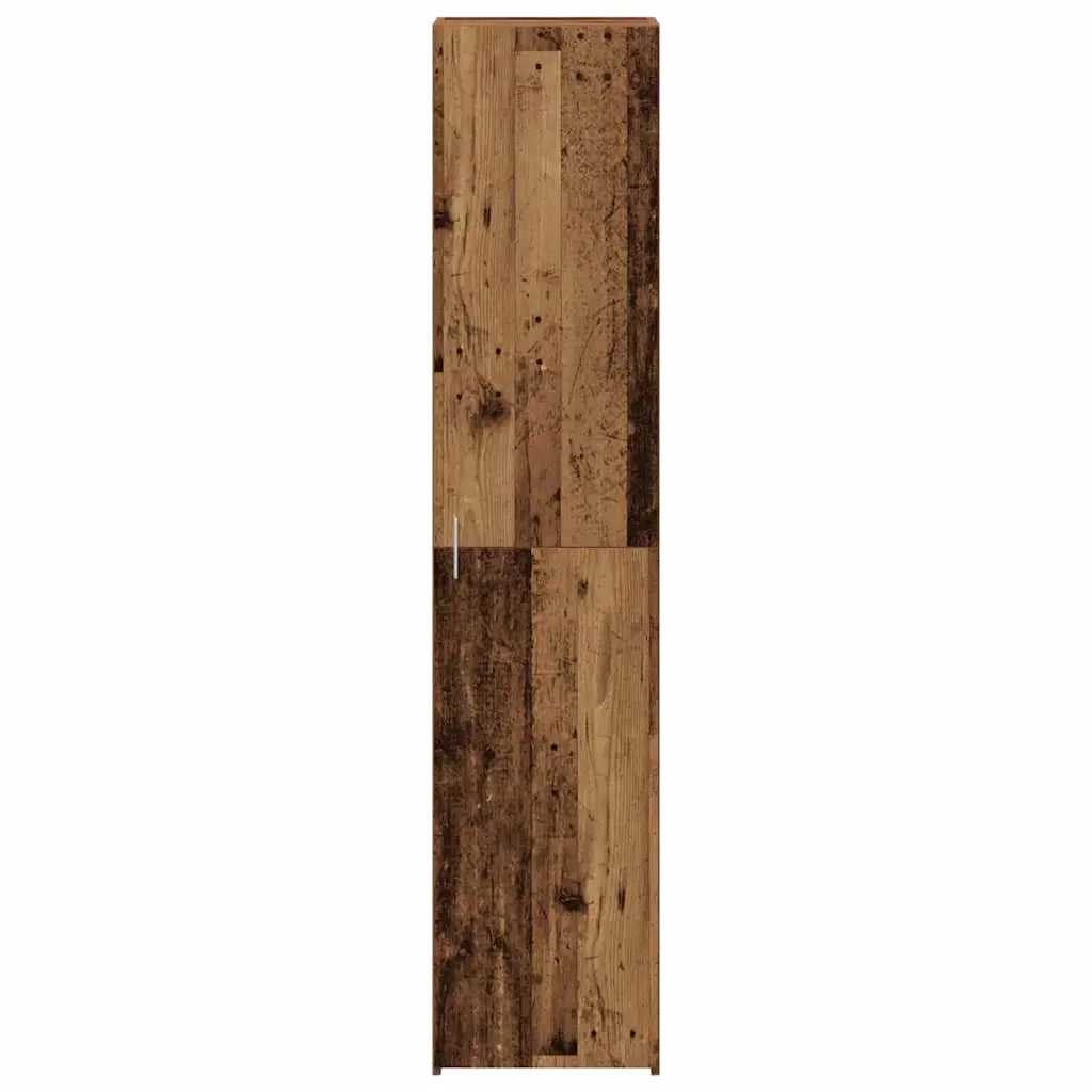 Credenza 2 pz-Set di 2 Buffet-Armadio da cucina Legno vecchio 40 x 42,5 x 185 cm