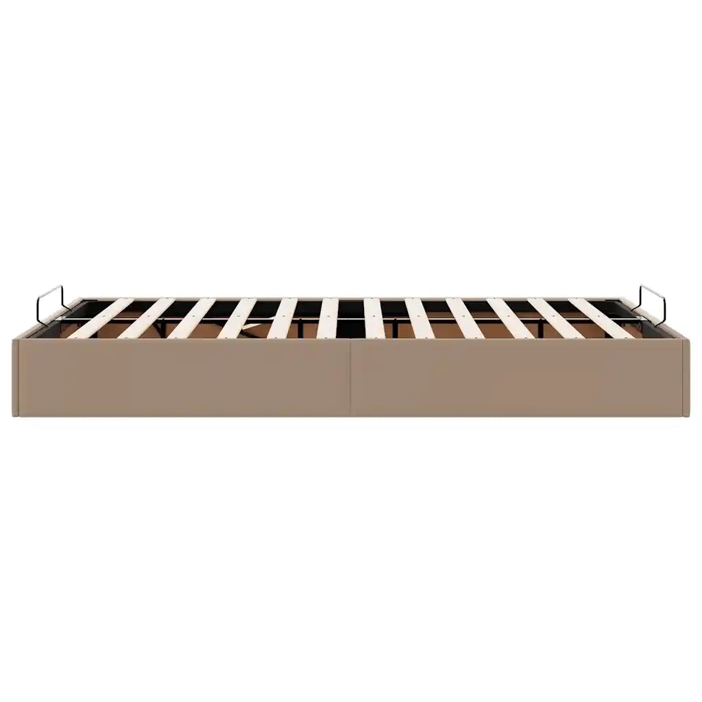 Struttura Letto Pouf senza Materasso 120x190 cm Similpelle 3310793