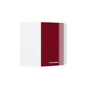 Vicco Pensile universale Rosso bordeaux lucido 57 cm Pensile ad angolo con anta