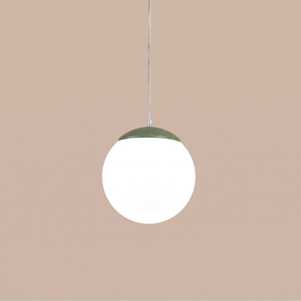 Lampada a sospensione UGO 20 verde oliva