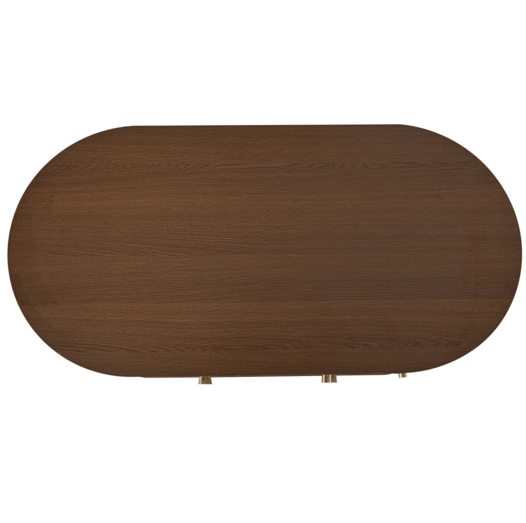 Tavolino da salotto 100x50x36 cm con 2 cassetti e 2 ante a rullo in truciolare; noce e nero