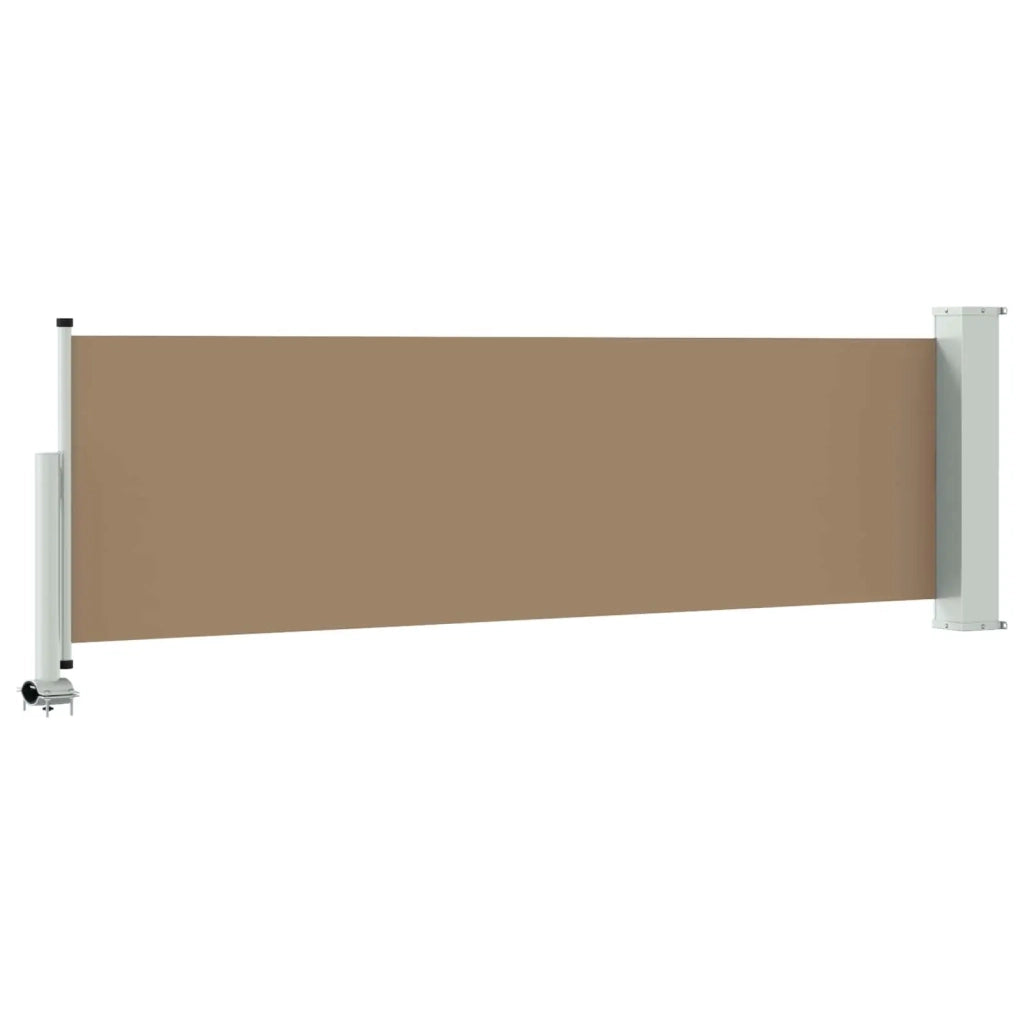 Tenda laterale-Tenda parasole per balcone 100% poliestere ferro acciaio 682495