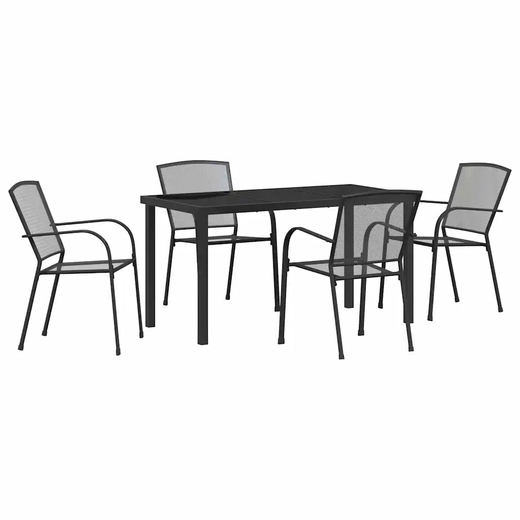 Set da Pranzo per Giardino 5 pcs Antracite 3379284